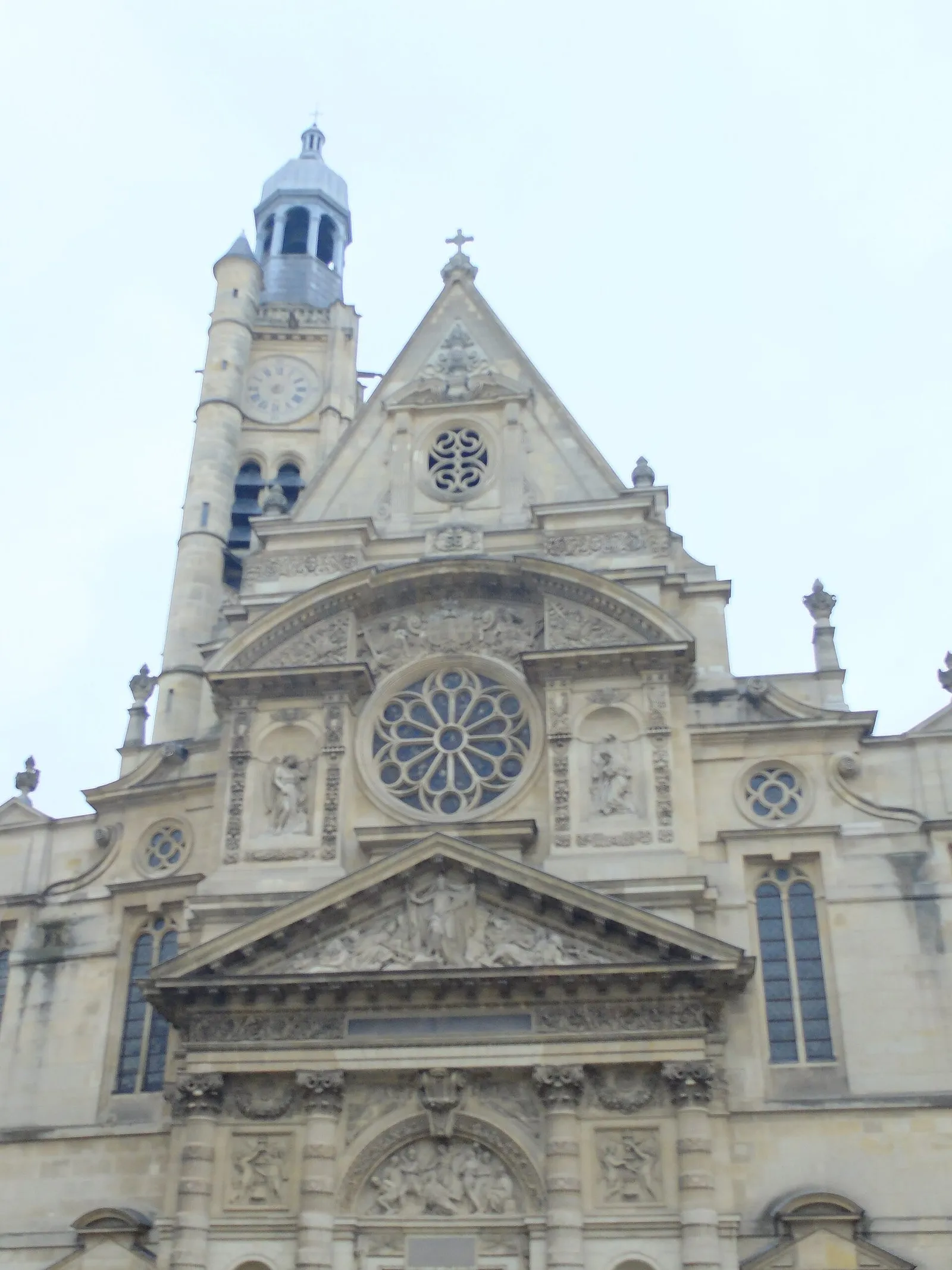 The west front of Saint-Étienne-du-Mont